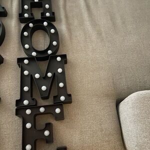 Black and White HOME Wall Decor